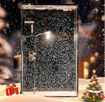 Snowy Night Lamp