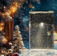 Snowy Night Lamp