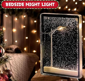 Snowy Night Lamp